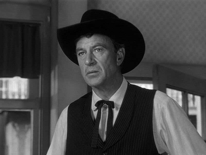 Gary Cooper in the film "High Noon"
