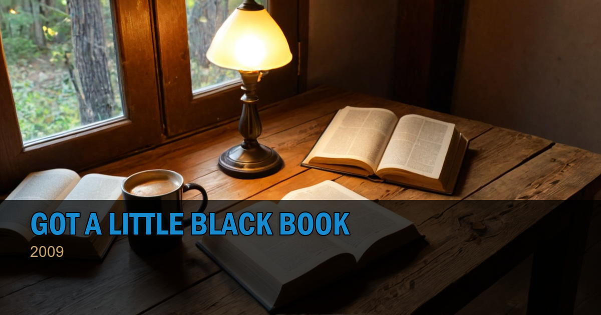 Got a little black book