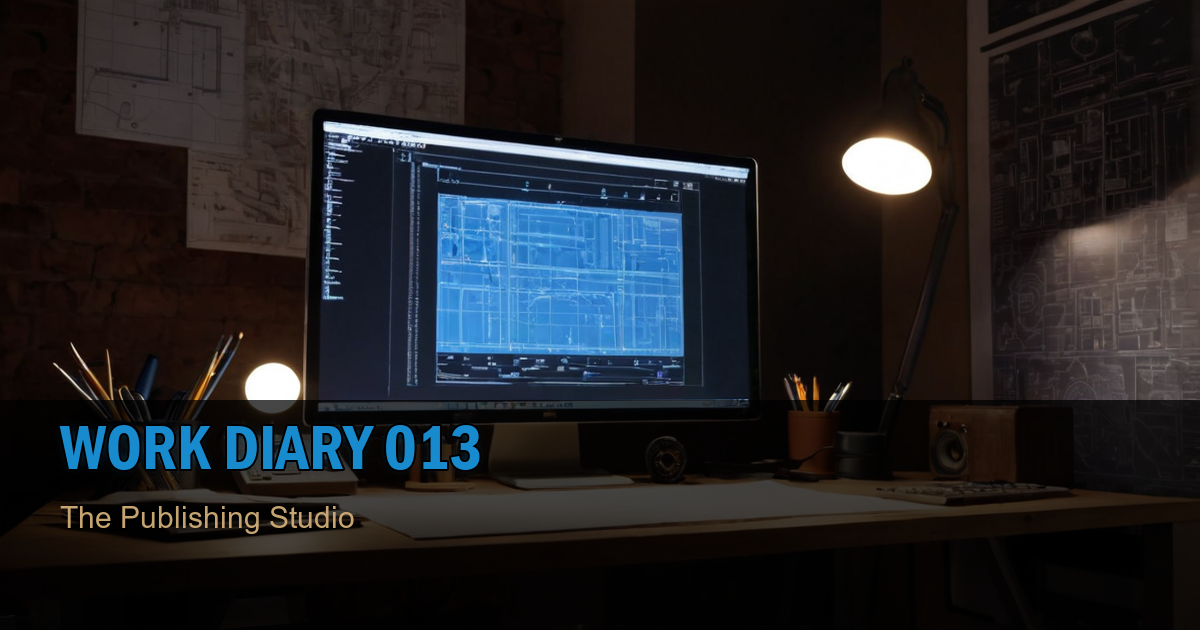 Work Diary #013: The Publishing Studio
