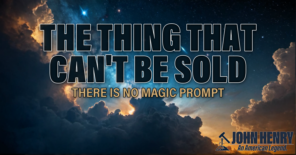 The Thing That Can’t Be Sold