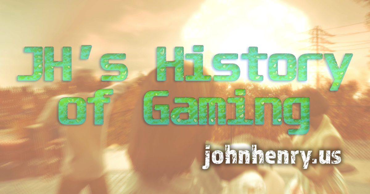 JH's History of Gaming page banner