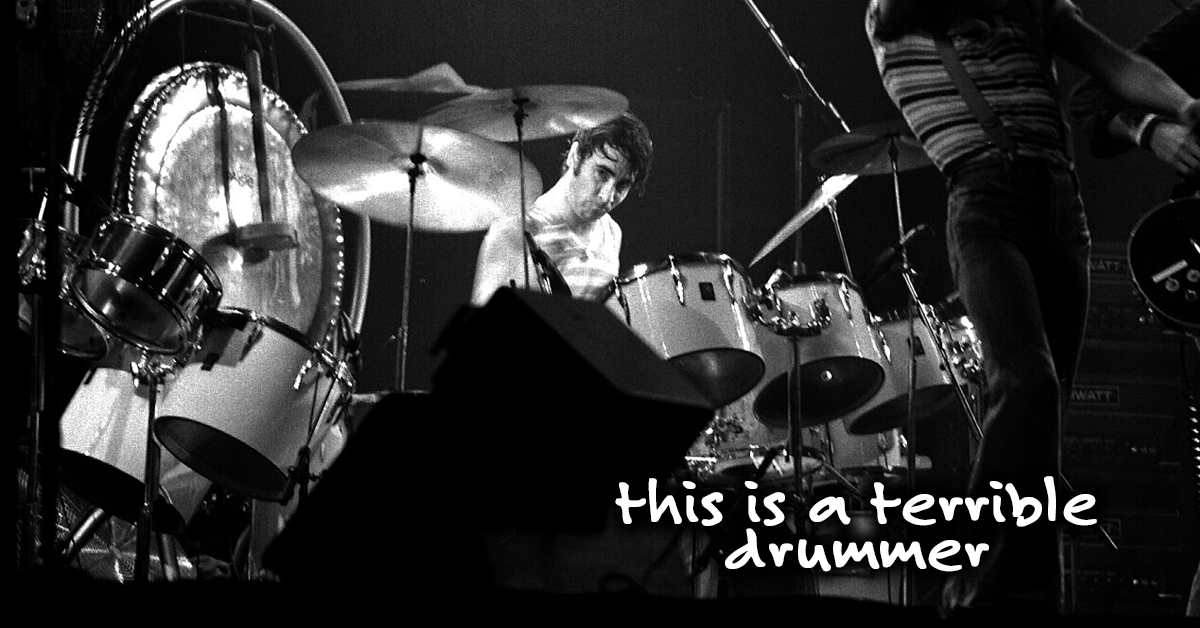 Keith Moon Was A Terrible Drummer